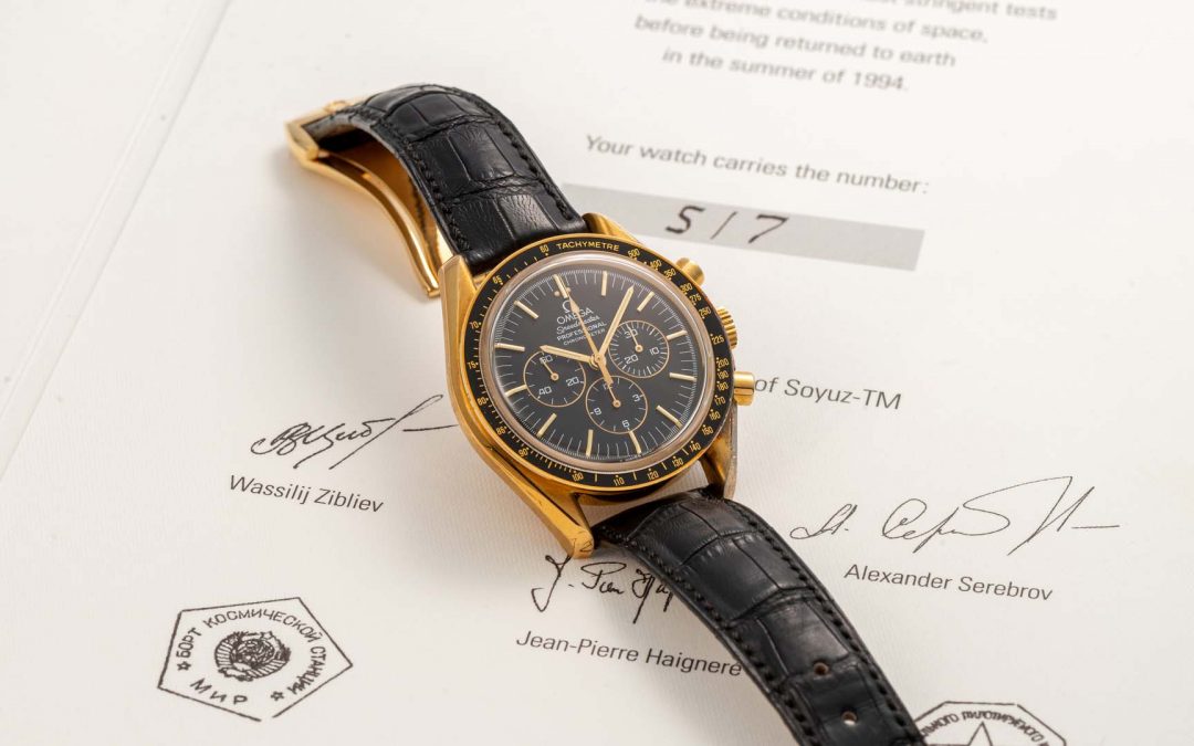 Omega Speedmaster “Mir” No. 5/7, Yellow gold REF. BA 345.0052.035