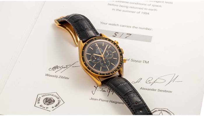 Omega Speedmaster "MIR" yellow gold N°5/7